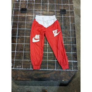 NEW WOMENS SMALL NIKE SPORTSWEAR WINDRUNNER PANTS RED SAIL‎ WHITE AJ2976 657